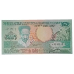 Cédula 25 gulden - Suriname - 1988