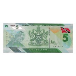 Cédula 5 Dollars - Trinidad e Tobago - 2020
