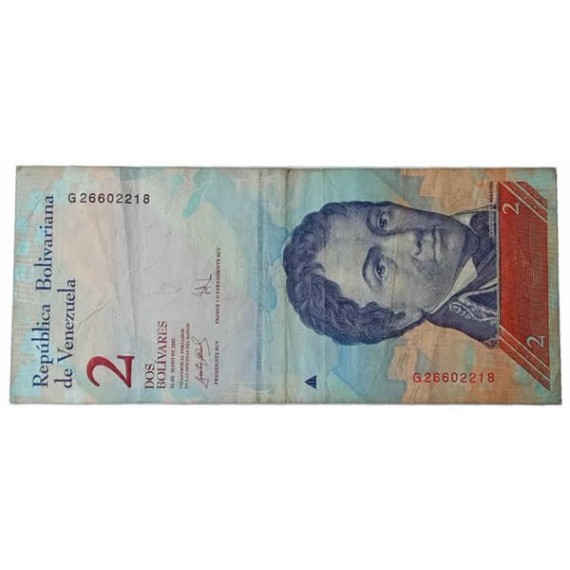 Cédula 2 bolivares - Venezuela - 2007 - MBC