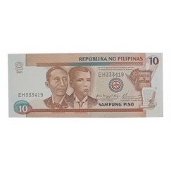 Cédula 10 Piso - Filipinas - 2001