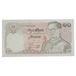 Cédula 10 Baht - Tailandia