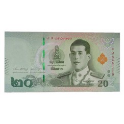 Cédula 20 Baht - Tailandia