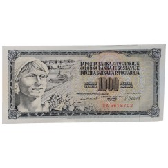Cédula - 1000 dinara - Iugoslavia - 1981