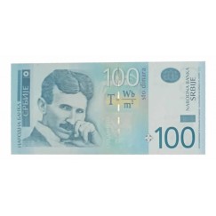 Cédula 100 Dinara - Servia - 2012