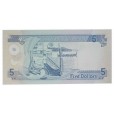 Cédula 5 Dollars - ilhas Salomão