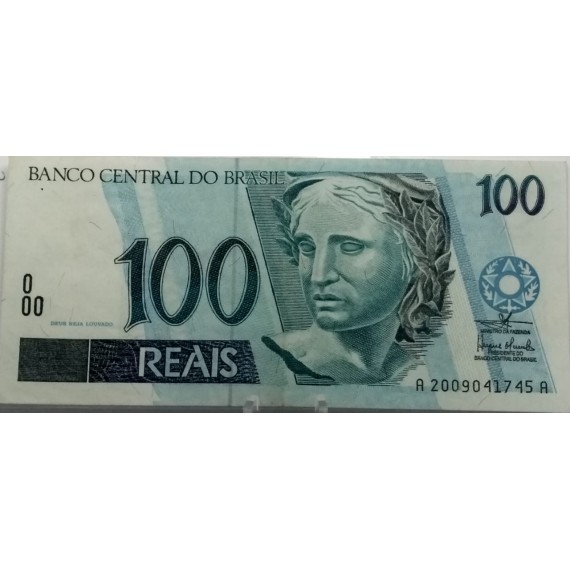 Cédula de 100 Reais - Série AA FE 2006
