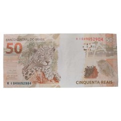 Cédula 50 reais - Brasil - 2010 - Serie KI - FE