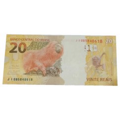 Cédula 20 reais - Brasil - 2010 - Serie JI - FE