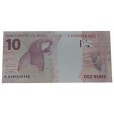 Cédula 10 reais - Brasil - 2010 - Serie KA - FE