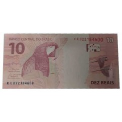 Cedula 10 reais - Brasil - Série KE - FE