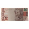 Cédula 10 reais - Brasil - Série HG - FE