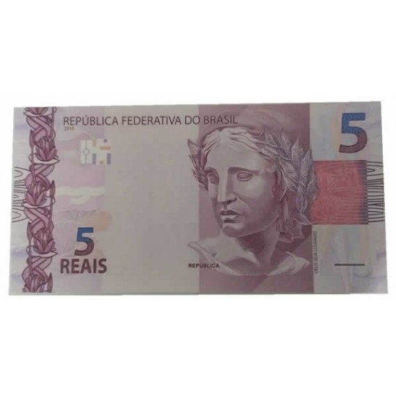 Cédula 5 reais - Brasil - Série EB - FE