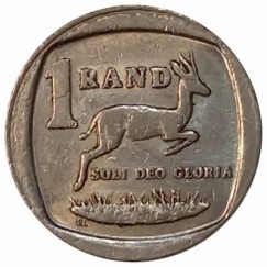 Moeda 1 rand - Africa Do Sul - 1991