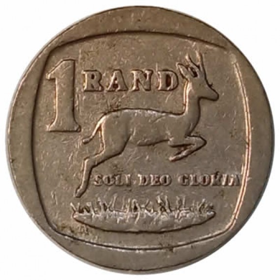 Moeda 1 rand - Africa Do Sul - 1993