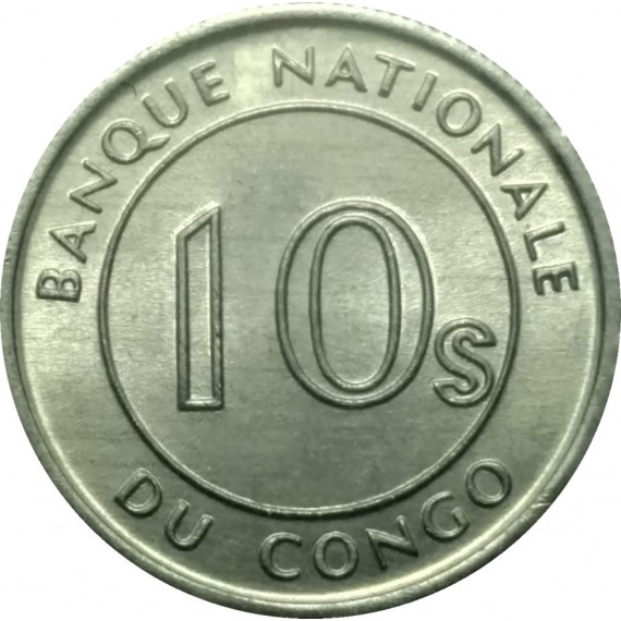 Moeda 10 sengi - Congo RDC - 1967