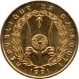 20 Francos - Djibouti - 1991