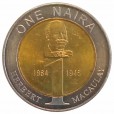Moeda 1 Naira - Nigeria - 2006 fc