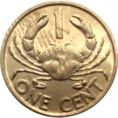 Moeda 1 centavo de rupia - Seychelles - 2012