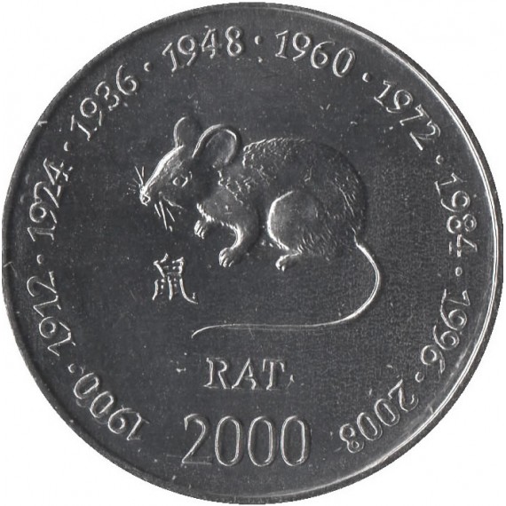 Moeda 10 Shillings - Somalia - 2000