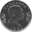 Moeda 1 Shilling - Tanzânia - 1992