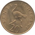 Moeda 20 senti - Tanzânia - 1981