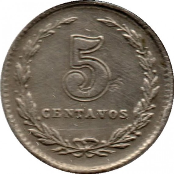 Moeda 5 centavos - Argentina - 1933