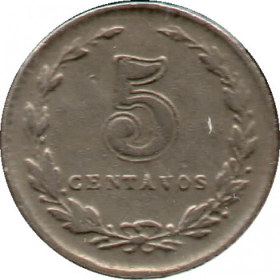 Moeda 5 centavos - Argentina - 1929