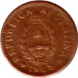 Moeda 1 centavo - Argentina - 1946