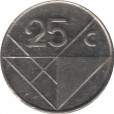 Moeda 25 centimos - Aruba - 2001