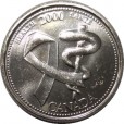 Moeda 25 Cêntimos - Canadá - 2000 - Saude