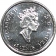 Moeda 25 Cêntimos - Canadá - 2000 - Realização
