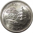 Moeda 25 Cêntimos - Canadá - 2000 - Legado Natural