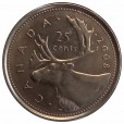 Moeda 25 centavos - Canada - 2008