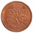 Moeda 1 cêntimo - Canada - 1982