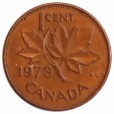 Moeda 1 cêntimo - Canada - 1973