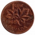 Moeda 1 cêntimo - Canada - 1965