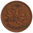 Moeda 1 cêntimo - Canada - 1946