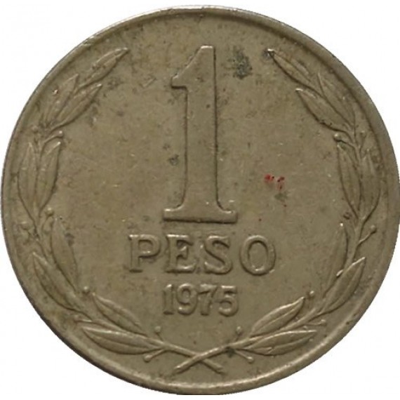 Moeda 1 peso - Chile - 1975