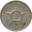 Moeda 1 centavo - Cuba - 1983