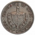 Moeda 20 centavos - Cuba - 1971