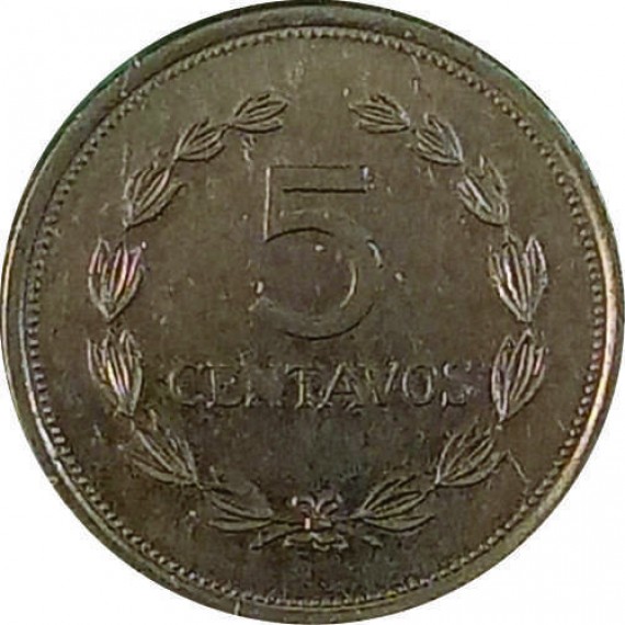 Moeda 5 centavos - El Salvador - 1998