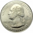 Moeda 0,25 Dolar - EUA - Parks Chickasaw - 2011 D