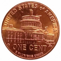 Moeda 0,01 one cents - EUA - 2009D - fc - Comemorativa