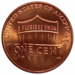Moeda 0,01 one cents - EUA - 2010 - fc