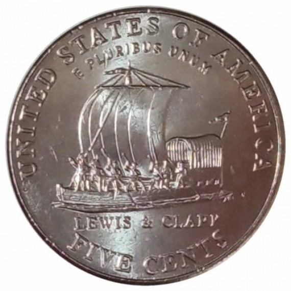 Moeda  5 cêntimos - EUA - 2004D fc - Comemorativa