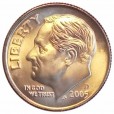 Moeda 1 dime - EUA - 2005D - FC