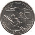 Moeda 0,25 Quarter Dolar - EUA - War in the Pacific 2019-D
