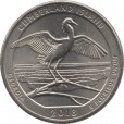 Moeda 0,25 Quarter Dolar - EUA - Gumberland Island 2018-D