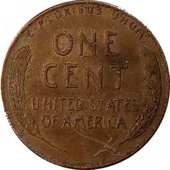 Moeda 1 centimo - EUA - 1958