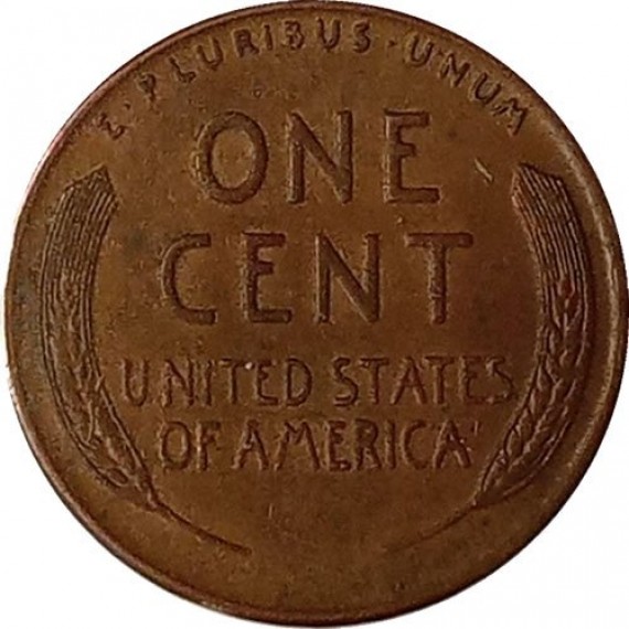 Moeda 1 centimo - EUA - 1957